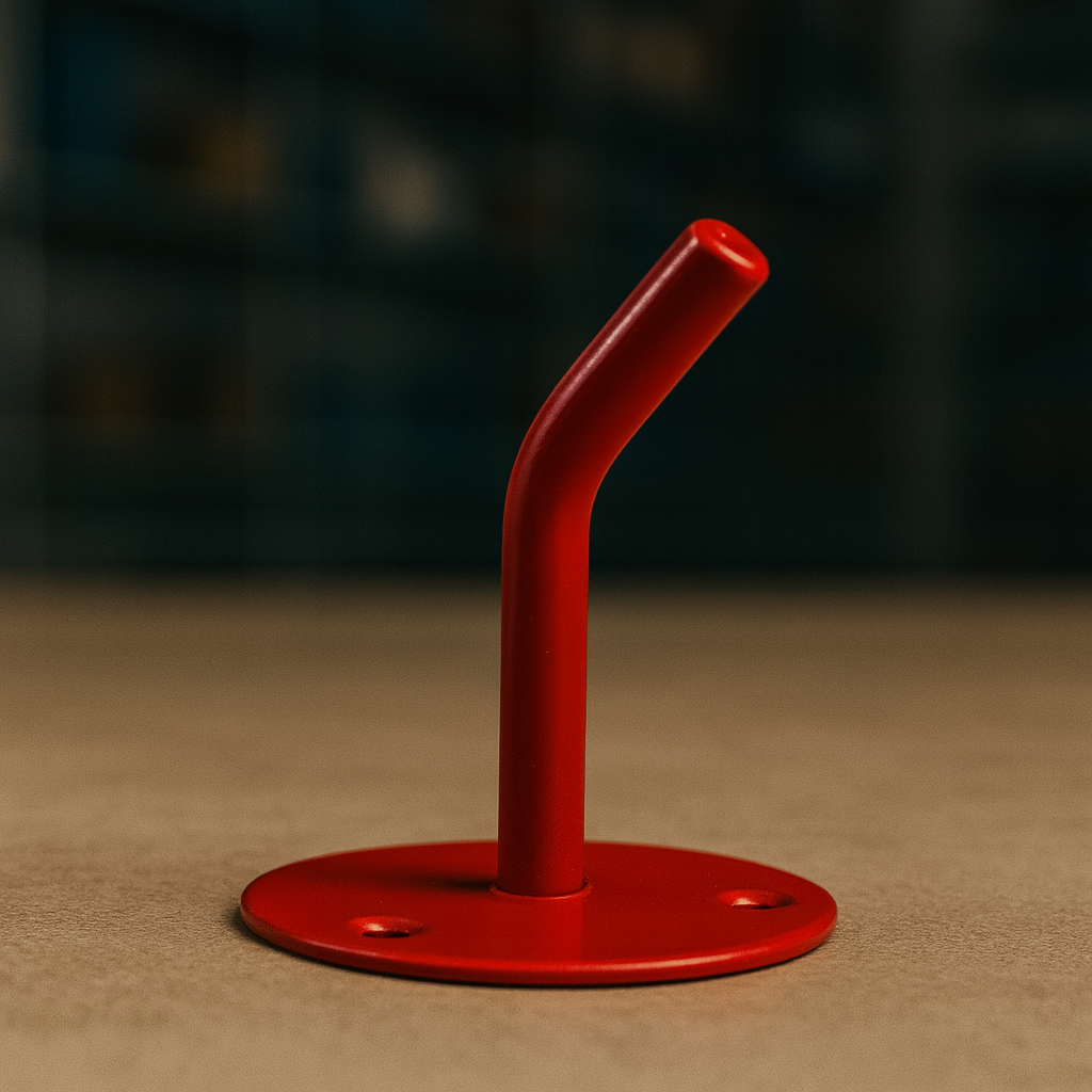 Soporte de Extintor CO2 de 2 y 5 kg. Color rojo